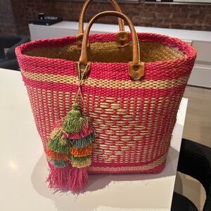 Mar y Sol Woven Beach Bag Tote